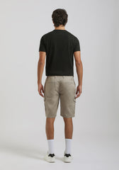 Bermuda cargo 100% cotone|Colore:Sabbia