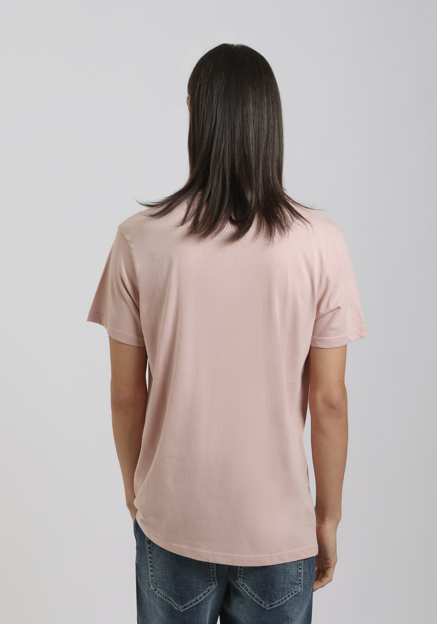 T-shirt con stampa|Colore:Rosa medio