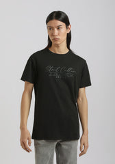 T-shirt 100% cotone con stampa|Colore:Nero