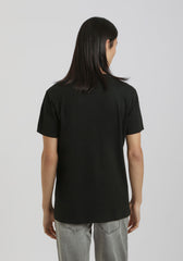 T-shirt 100% cotone con stampa|Colore:Nero