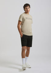 T-shirt 100% cotone con stampa|Colore:Beige