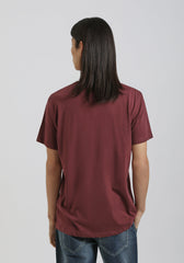T-shirt 100% cotone con stampa|Colore:Rubino