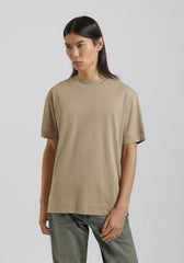 T-shirt over 100% cotone|Colore:Beige