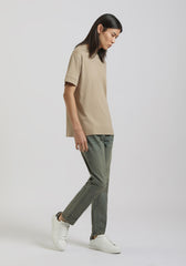 T-shirt over 100% cotone|Colore:Beige