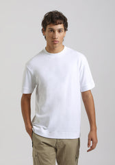 T-shirt over 100% cotone|Colore:Bianco
