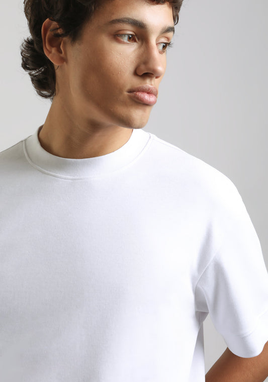 T-shirt over 100% cotone|Colore:Bianco