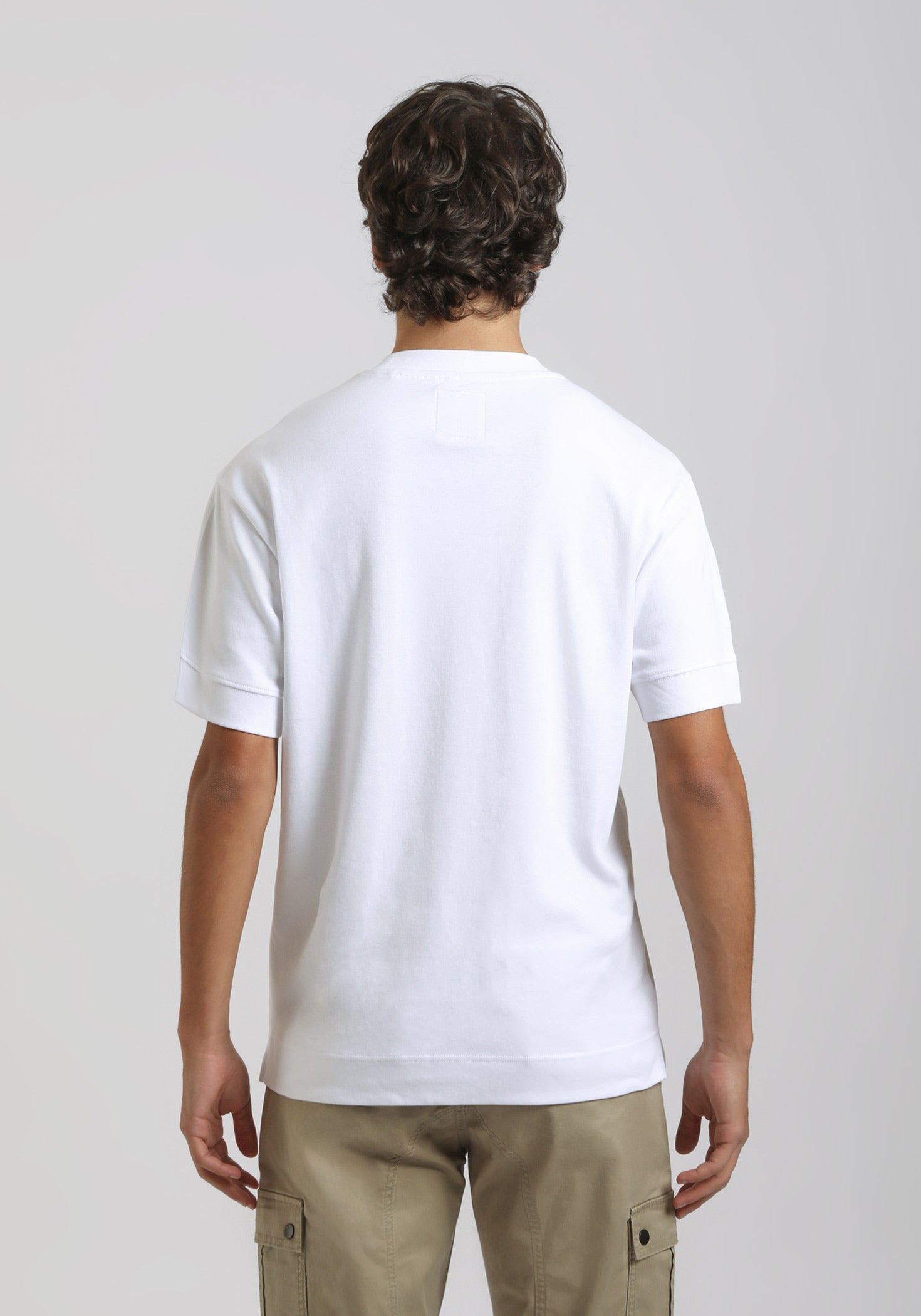 T-shirt over 100% cotone|Colore:Bianco