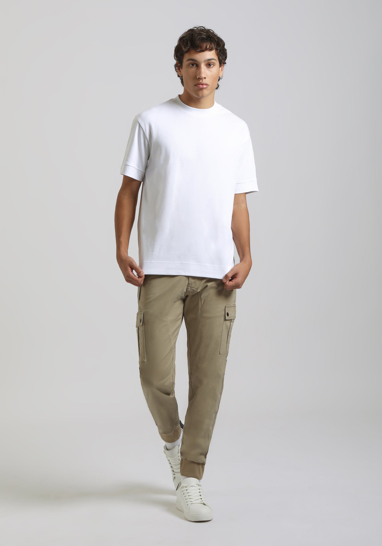 T-shirt over 100% cotone|Colore:Bianco