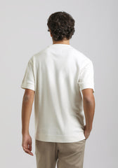 T-shirt over 100% cotone|Colore:Off white