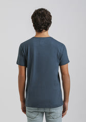 T-shirt collo serafino|Colore:Jeans