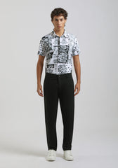 Pantaloni chino in cotone|Colore:Nero