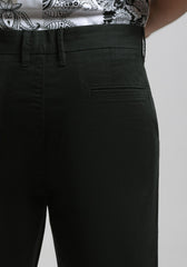 Pantaloni chino in cotone|Colore:Nero