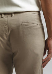 Pantaloni chino in cotone|Colore:Sabbia