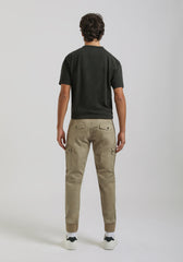 Pantaloni cargo in cotone|Colore:Beige
