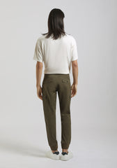 Pantaloni cargo in cotone|Colore:Salvia