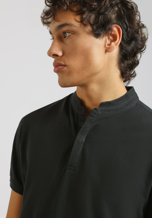 Polo coreana 100% cotone|Colore:Blue