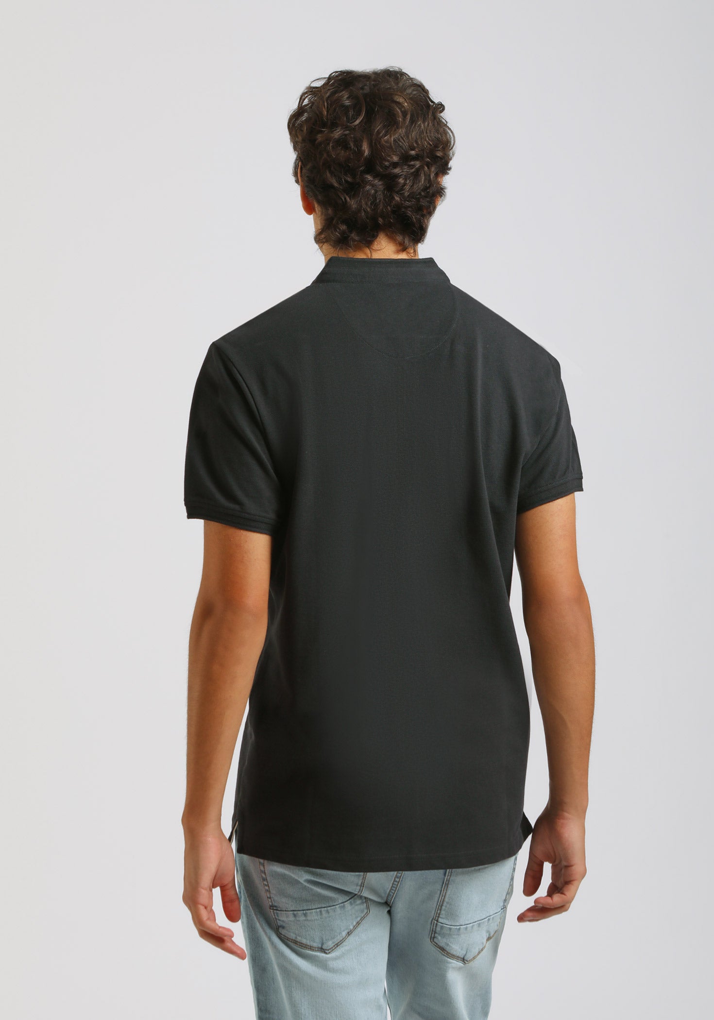 Polo coreana 100% cotone|Colore:Blue