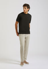 T-shirt in maglia|Colore:Nero