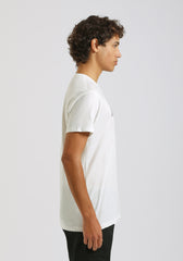 T-shirt 100% cotone con stampa|Colore:Off white