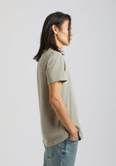 T-shirt 100% cotone con stampa|Colore:Grigio medio