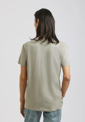 T-shirt 100% cotone con stampa|Colore:Grigio medio