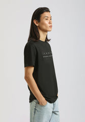 T-shirt 100% cotone con stampa|Colore:Nero
