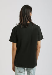 T-shirt 100% cotone con stampa|Colore:Nero