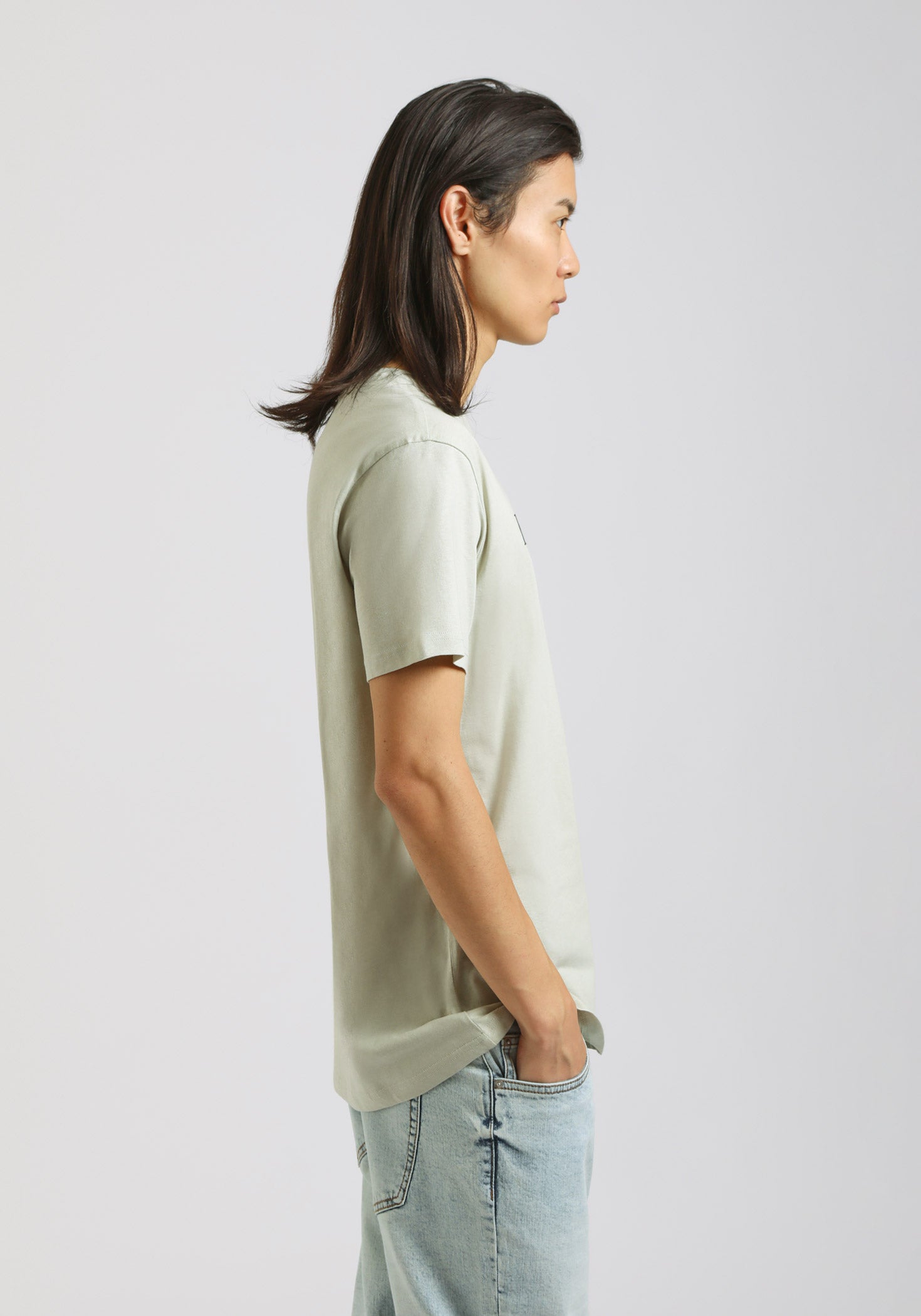 T-shirt 100% cotone con stampa|Colore:Verde mela
