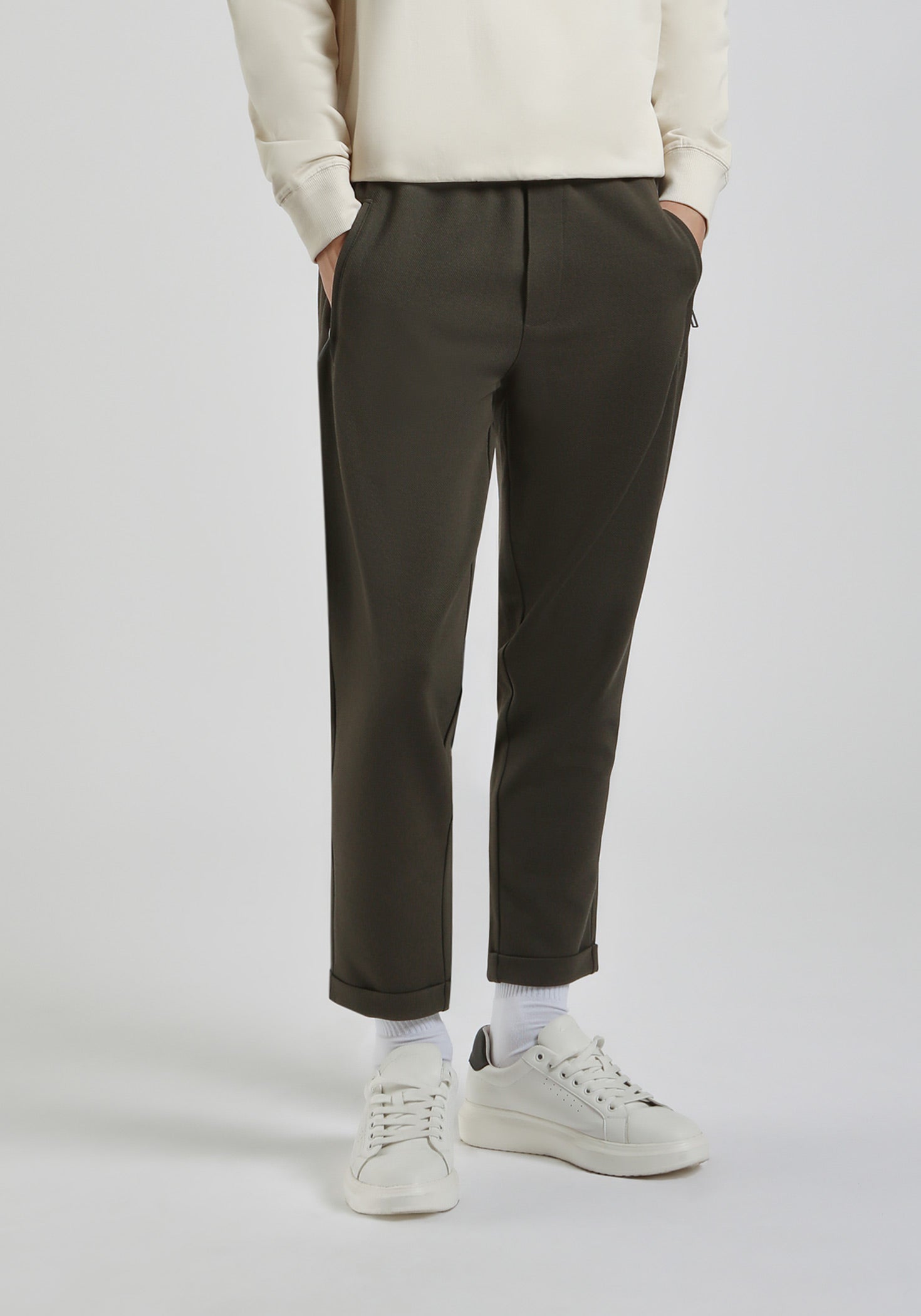 Jogger in felpa|Colore:Verde