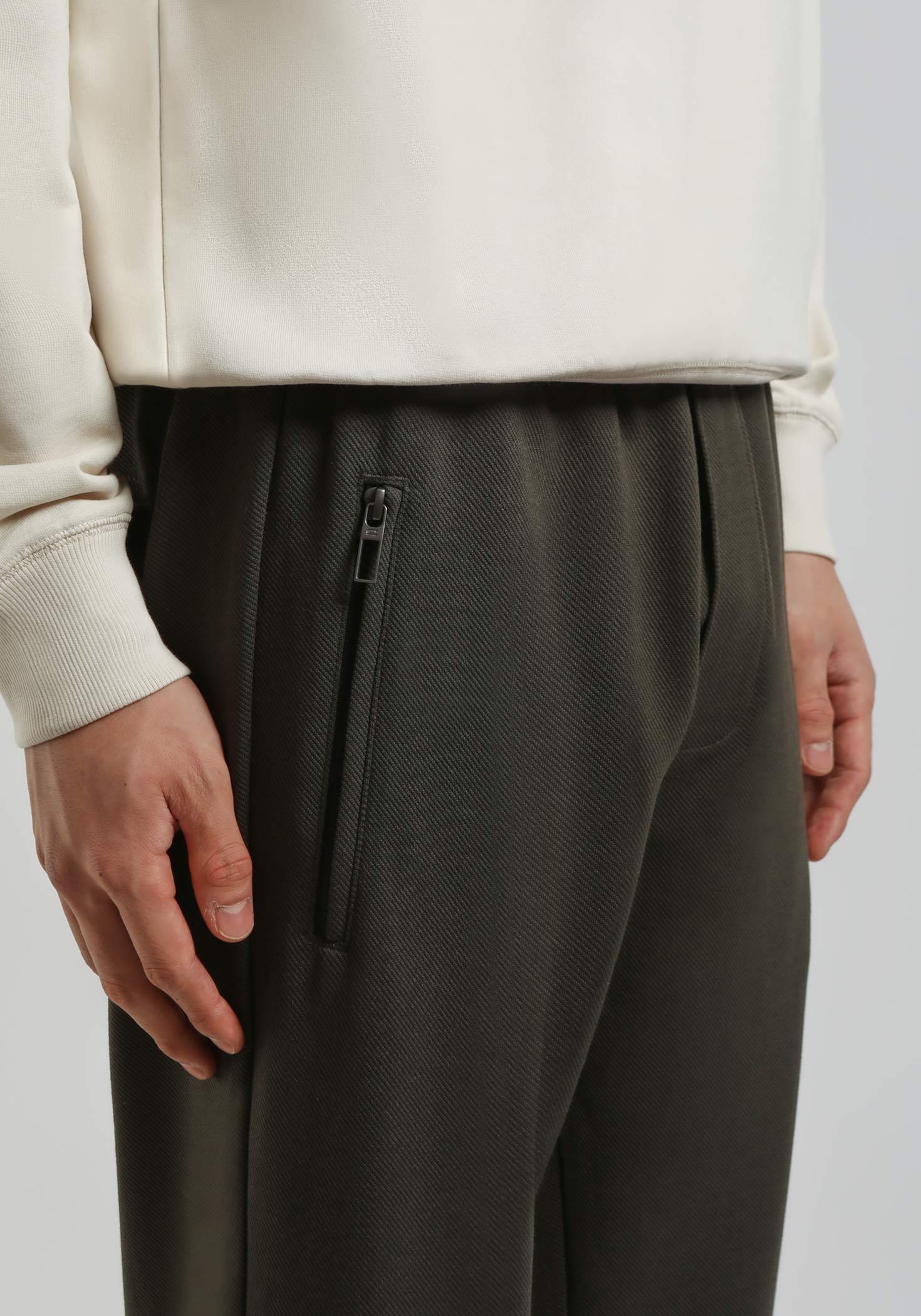 Jogger in felpa|Colore:Verde