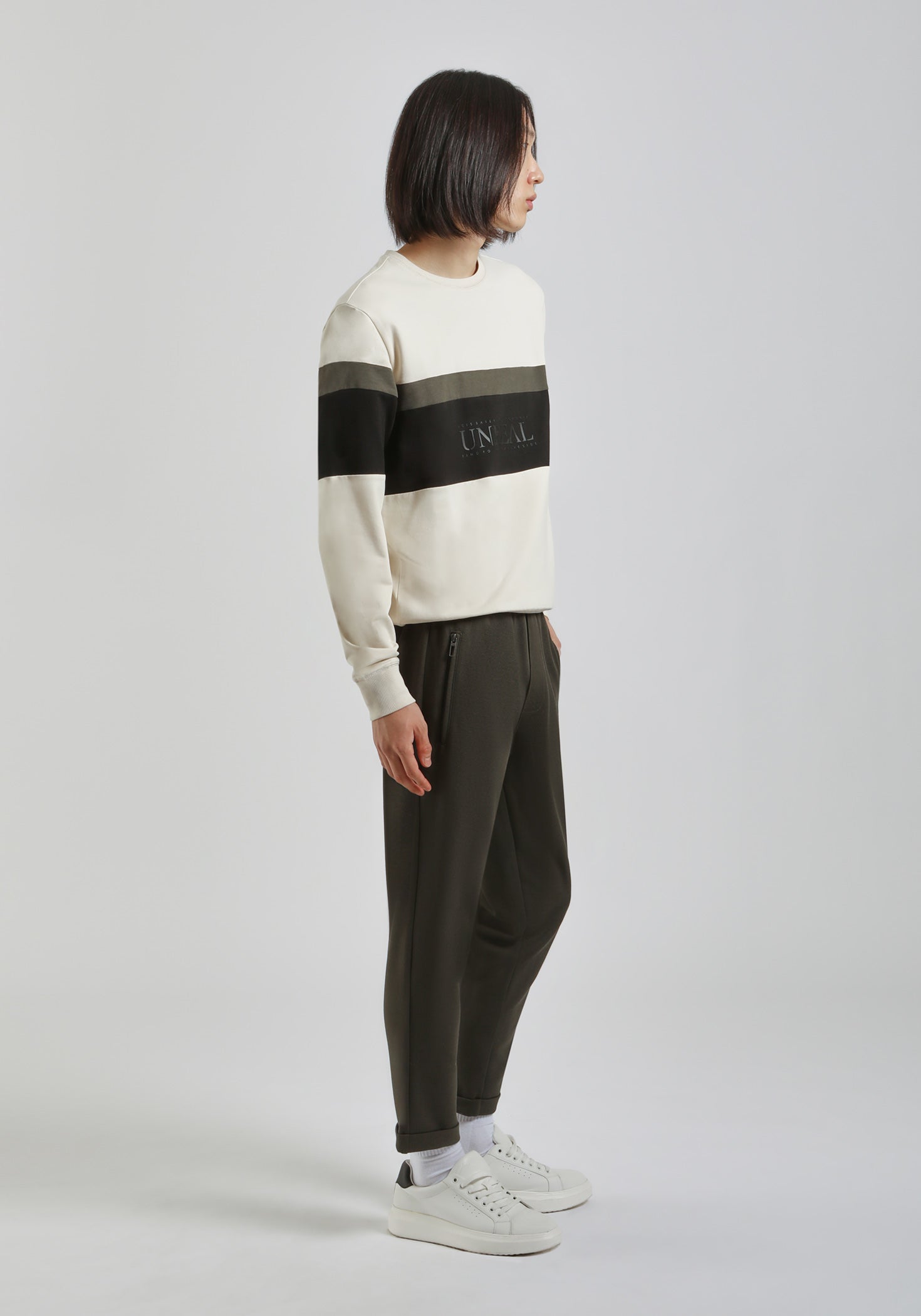 Jogger in felpa|Colore:Verde