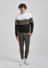 Jogger in felpa|Colore:Verde