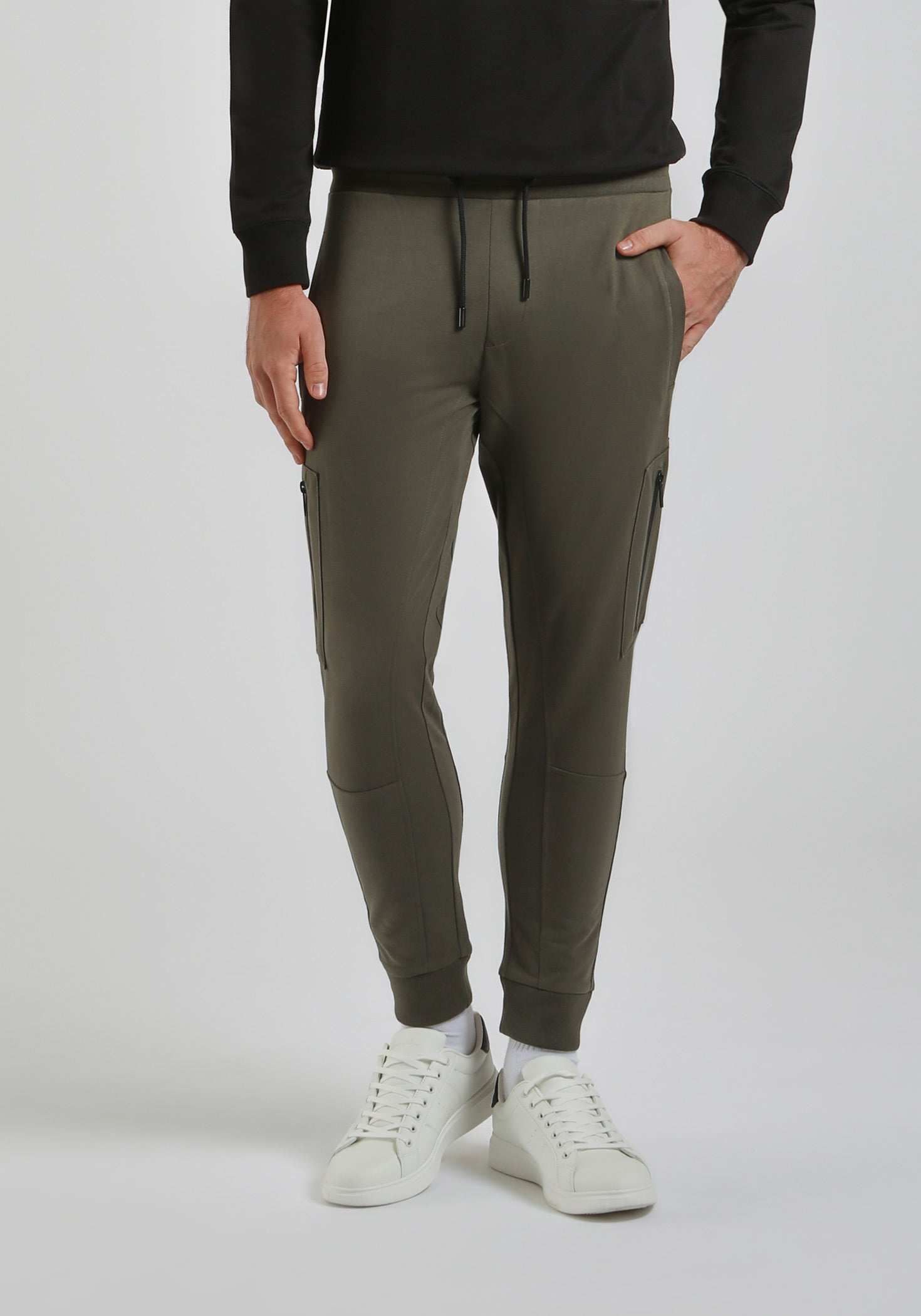 Jogger in felpa|Colore:Verde