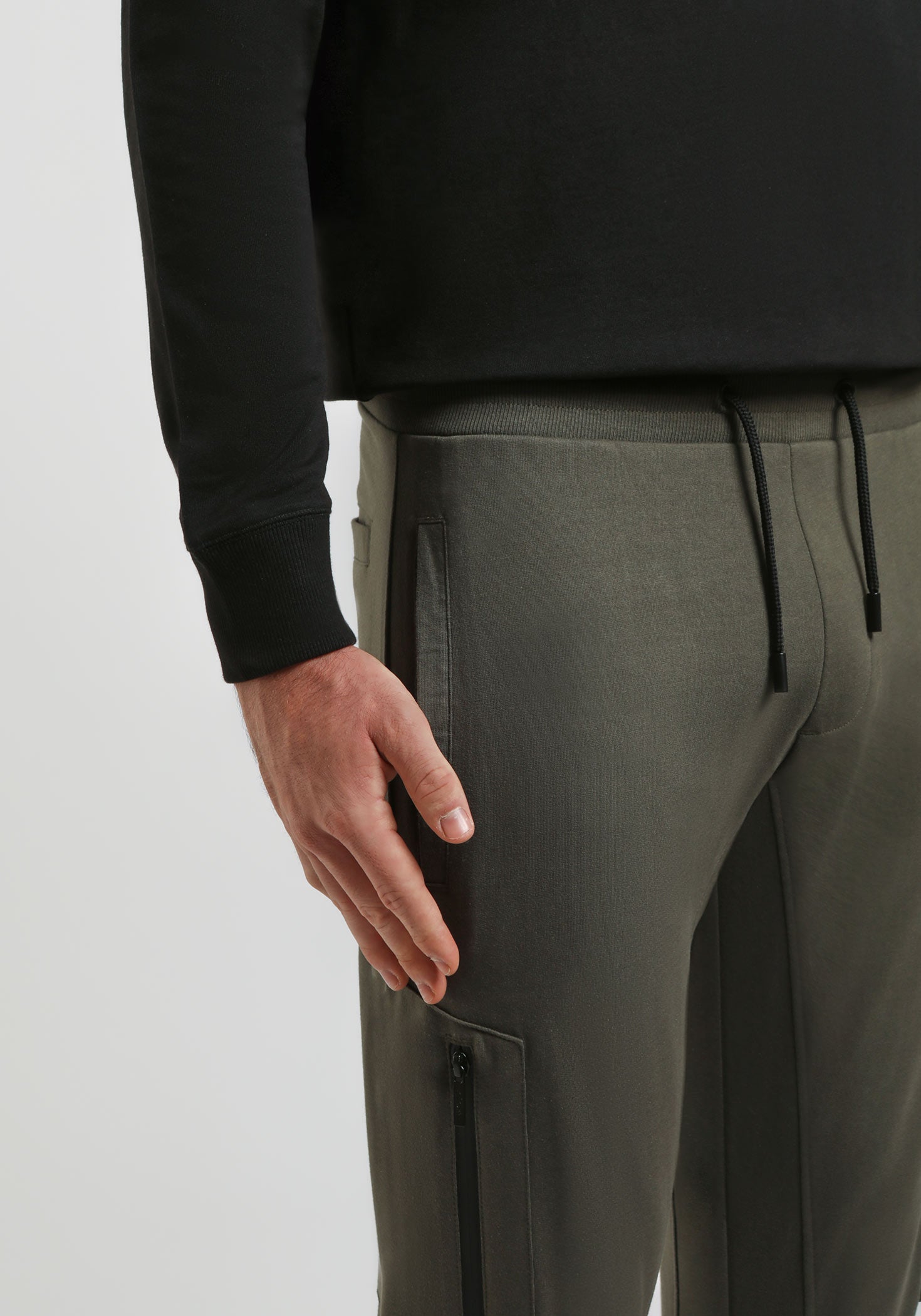 Jogger in felpa|Colore:Verde