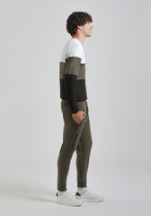 Jogger in felpa|Colore:Verde