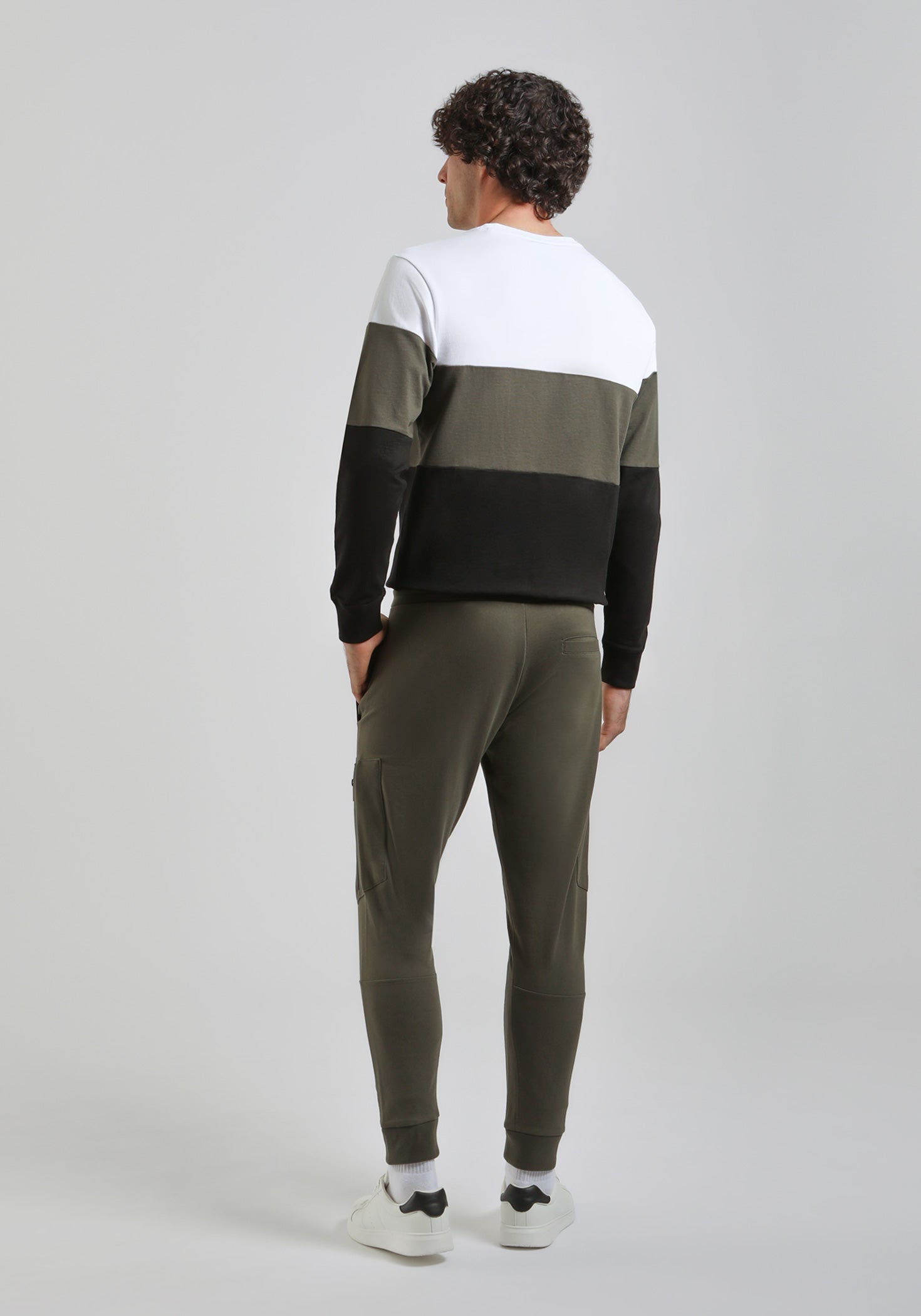 Jogger in felpa|Colore:Verde