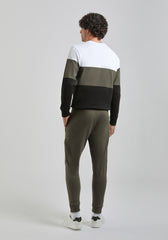 Jogger in felpa|Colore:Verde