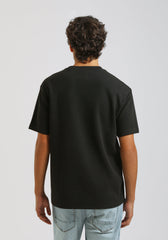 T-shirt strutturata|Colore:Nero
