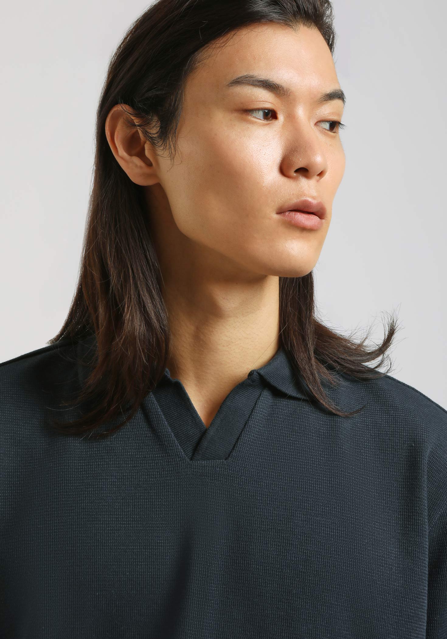 Polo strutturata|Colore:Avion