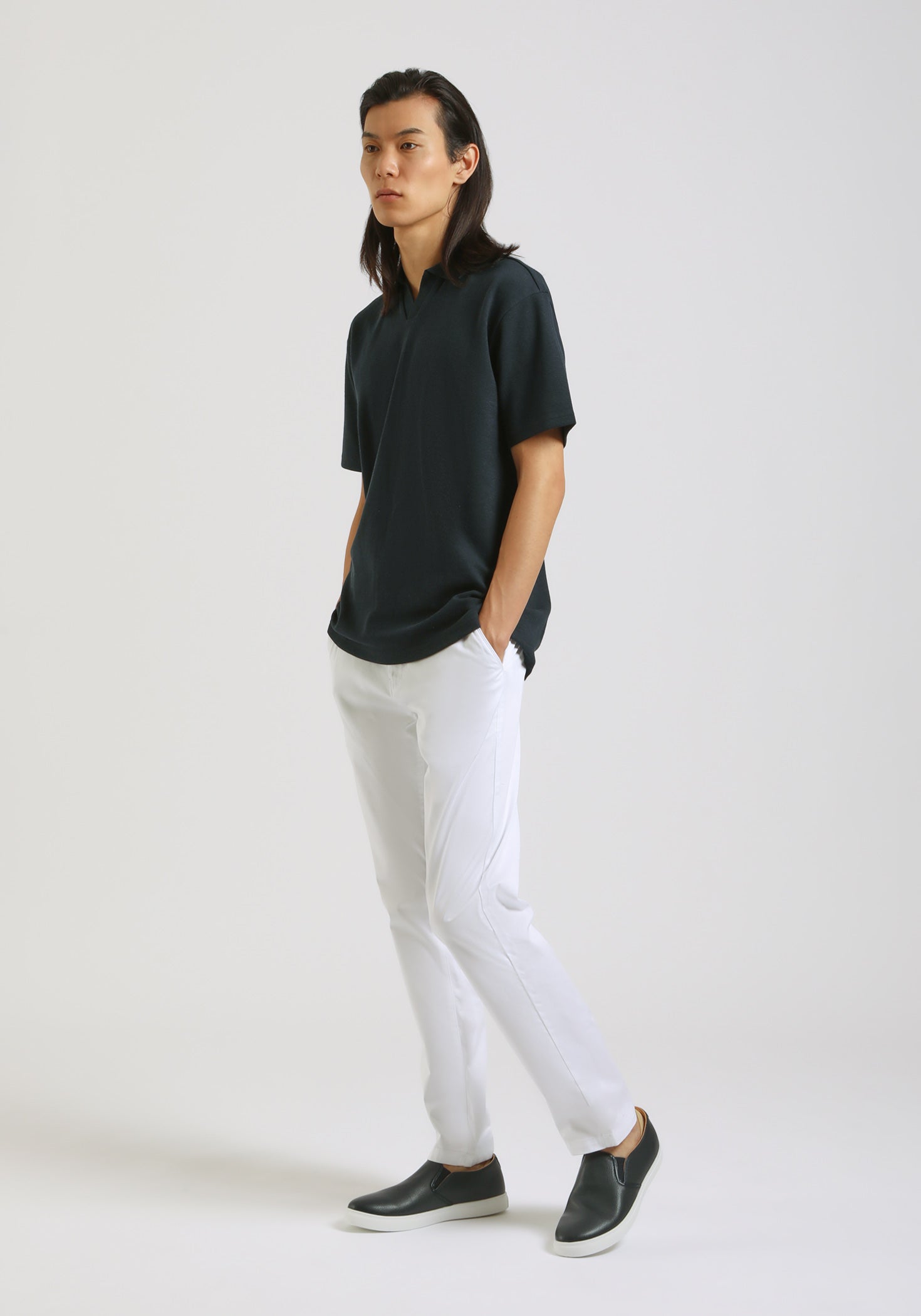 Polo strutturata|Colore:Avion