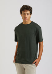 T-shirt strutturata morbida|Colore:Verde bosco