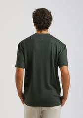 T-shirt strutturata morbida|Colore:Verde bosco