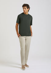 T-shirt strutturata morbida|Colore:Verde bosco
