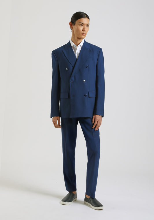 Abito doppio petto|Colore:Bluette