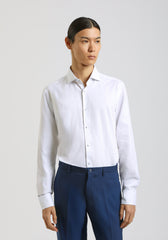 Camicia manica lunga 100% cotone|Colore:Bianco