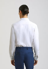 Camicia manica lunga 100% cotone|Colore:Bianco