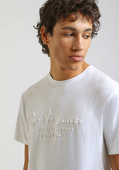 T-shirt con stampa|Colore:Bianco