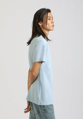T-shirt 100% cotone con stampa|Colore:Cielo