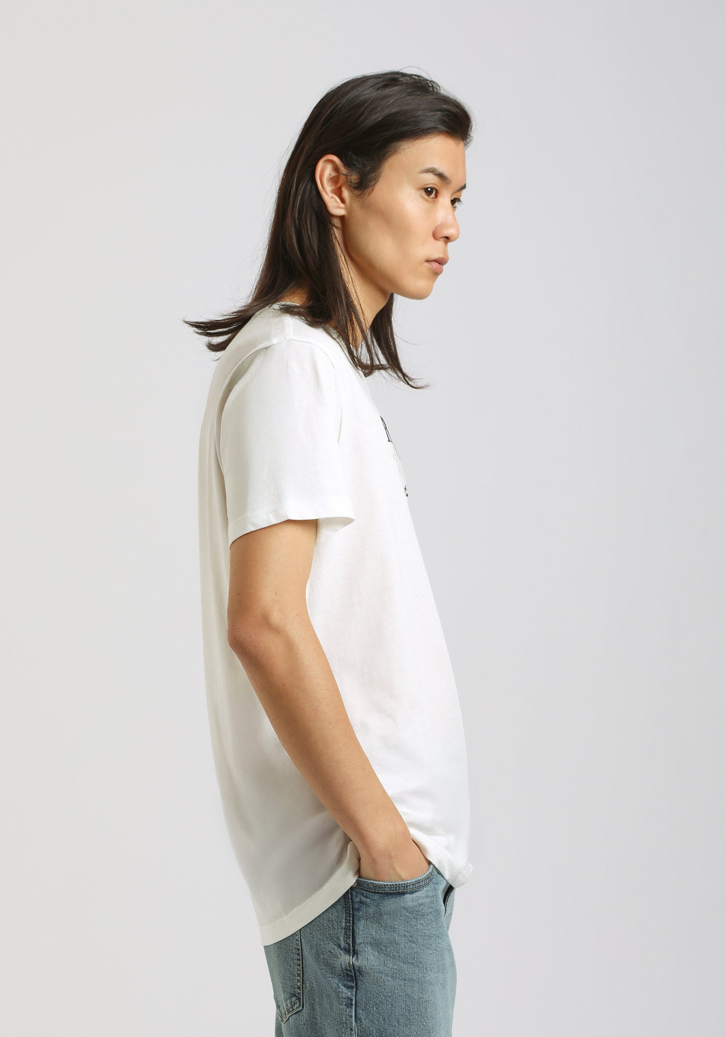 T-shirt 100% cotone con stampa|Colore:Off white