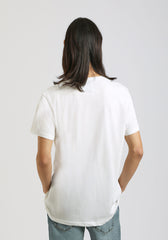 T-shirt 100% cotone con stampa|Colore:Off white